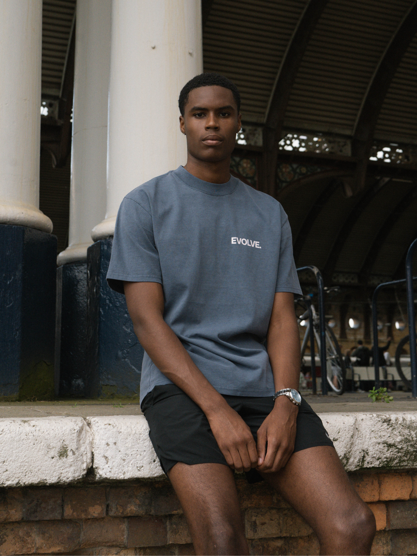 Evolve Bold Collection Indigo Tee