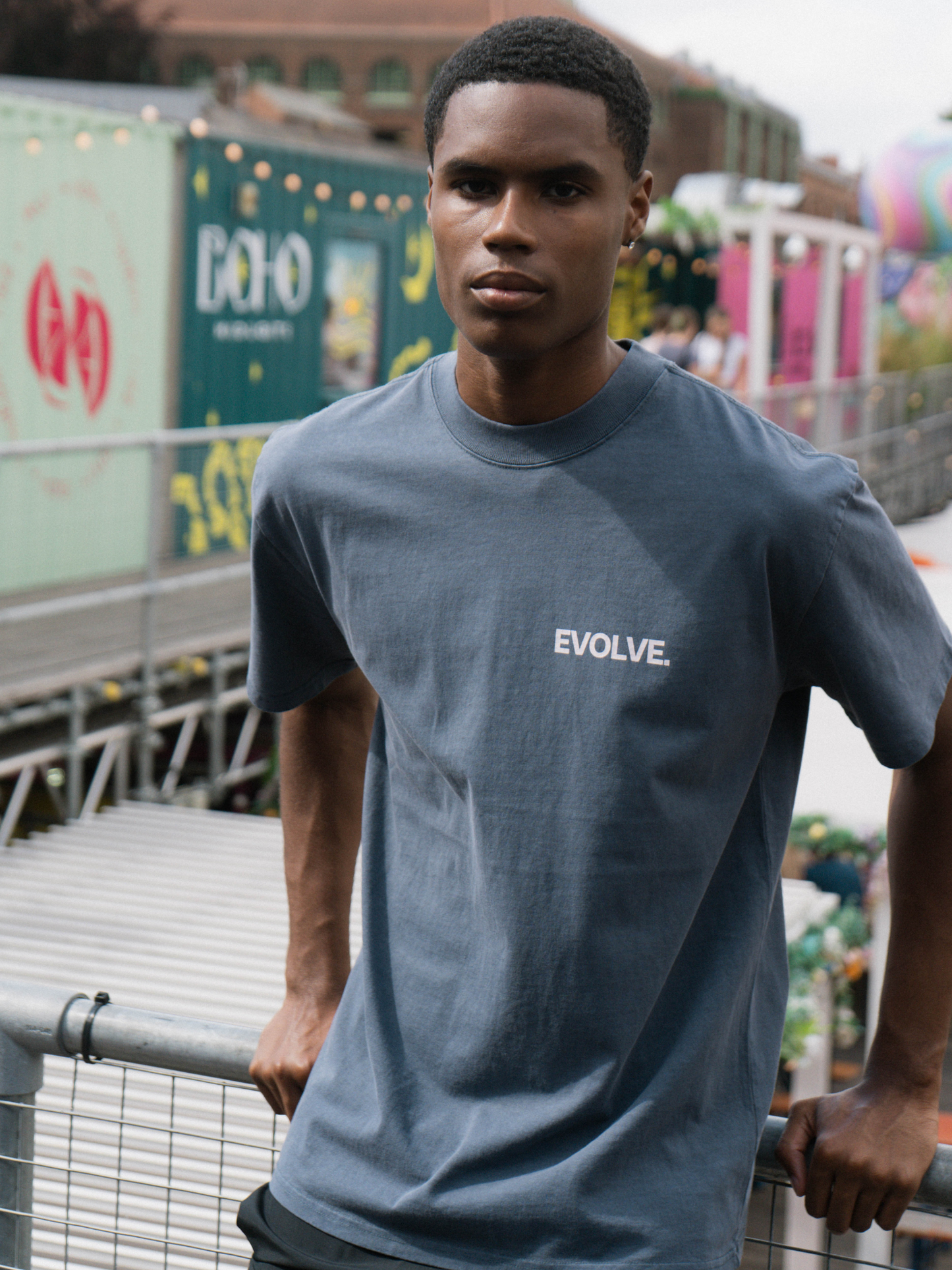 Evolve Bold Collection Indigo Tee