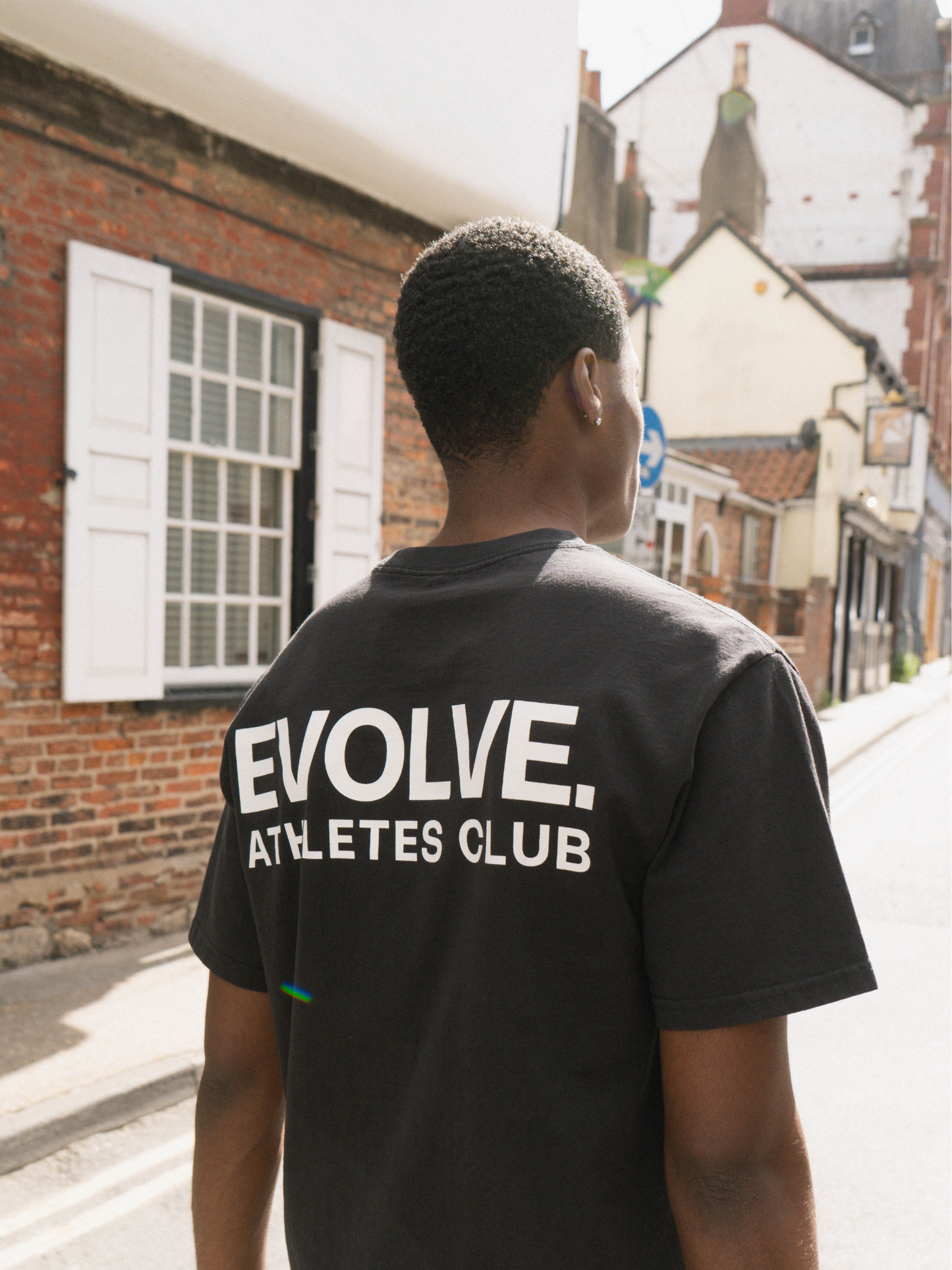 Evolve Bold Collection Faded Black Tee