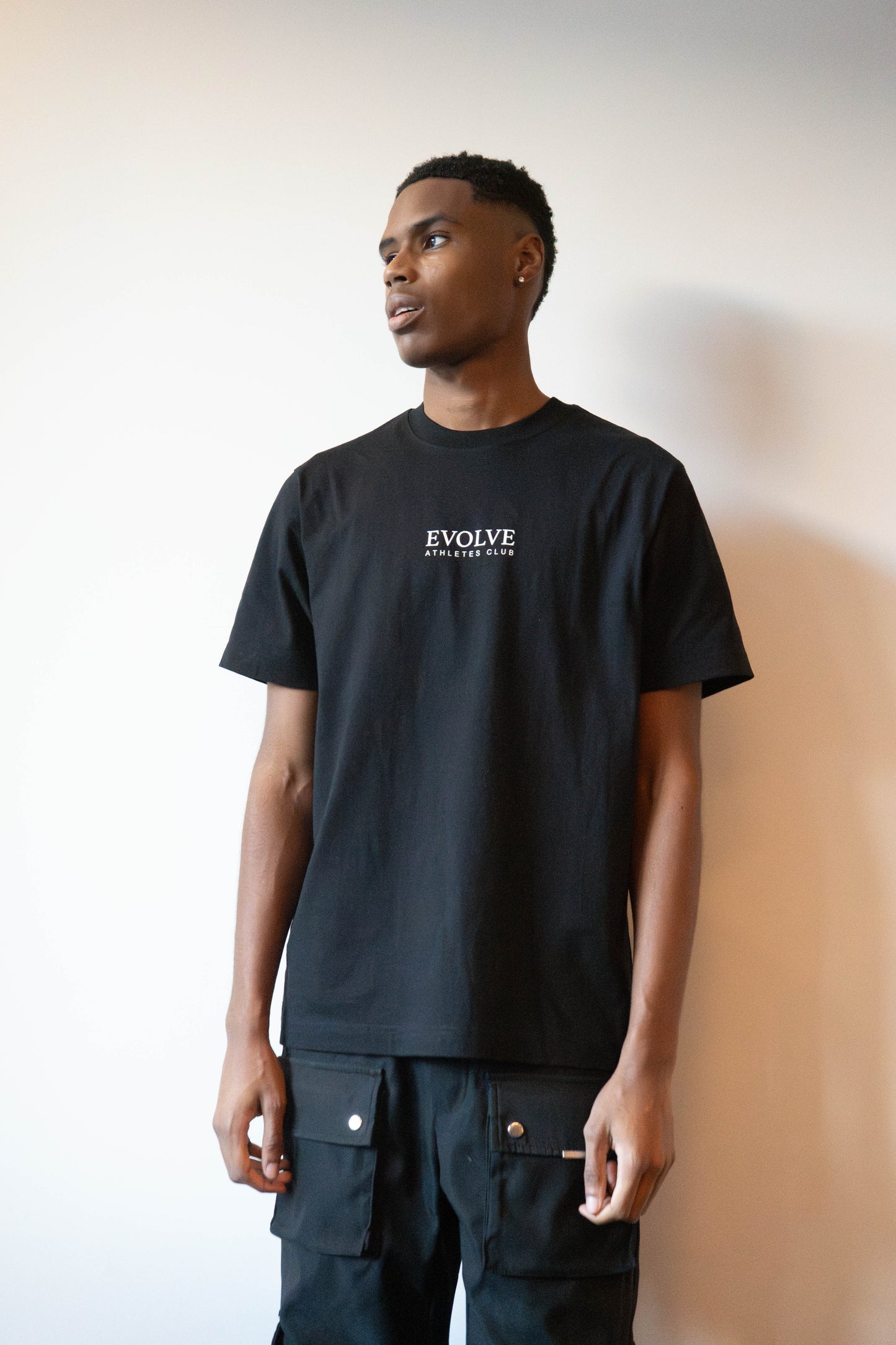 Evolve Signature Collection Black Tee